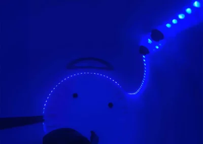 Hyperbaric chamber blue light - interior