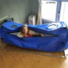 Newtowne hyperbaric chamber - Blue with customer