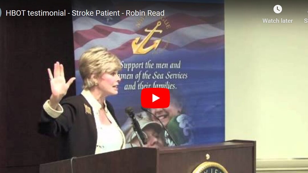 HBOT testimonial – Stroke Patient – Robin Read